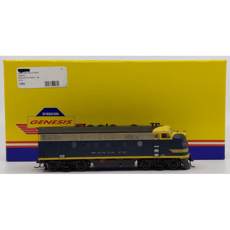 Athearn G1016 HO Scale Santa Fe F7A Phase 1 Diesel Locomotive #205L NIB