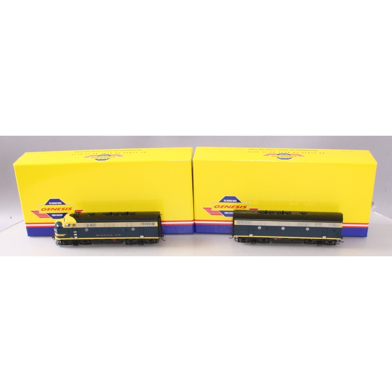 Athearn G1616 HO Santa Fe F-3 AB Diesel Locomotive Set NIB