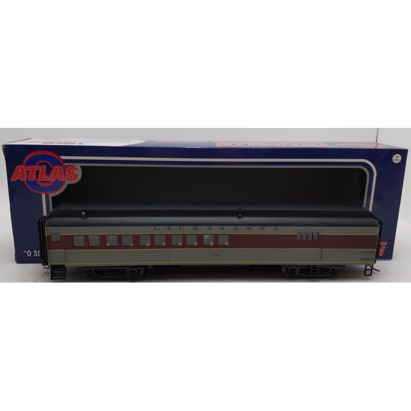 Atlas 20012551 O Scale Lackawanna 60′ Combine Car #722 (2-Rail) EX/Box
