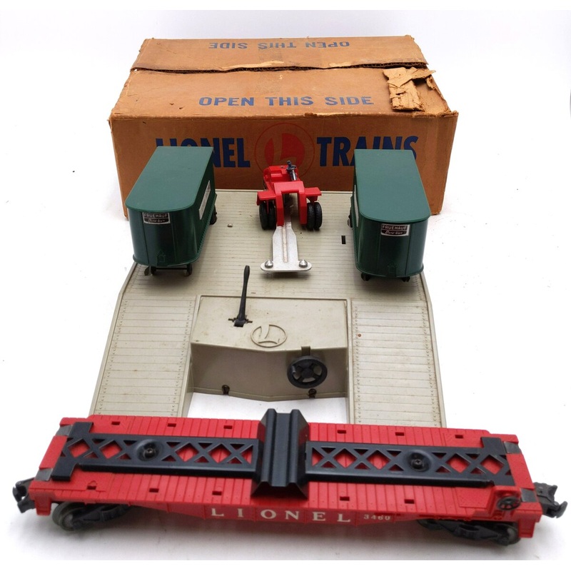 Lionel 460 Vintage O Piggyback Loader Set VG/Box
