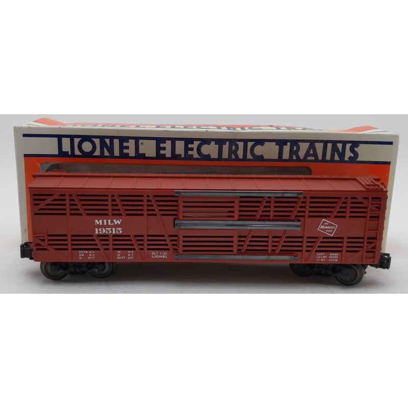 Lionel 6-19515 O Gauge Milwaukee Road Stock Car EX/Box