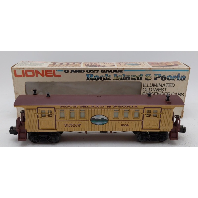 Lionel 6-9559 O Gauge Rock Island & Peoria Combine Car VG/Box