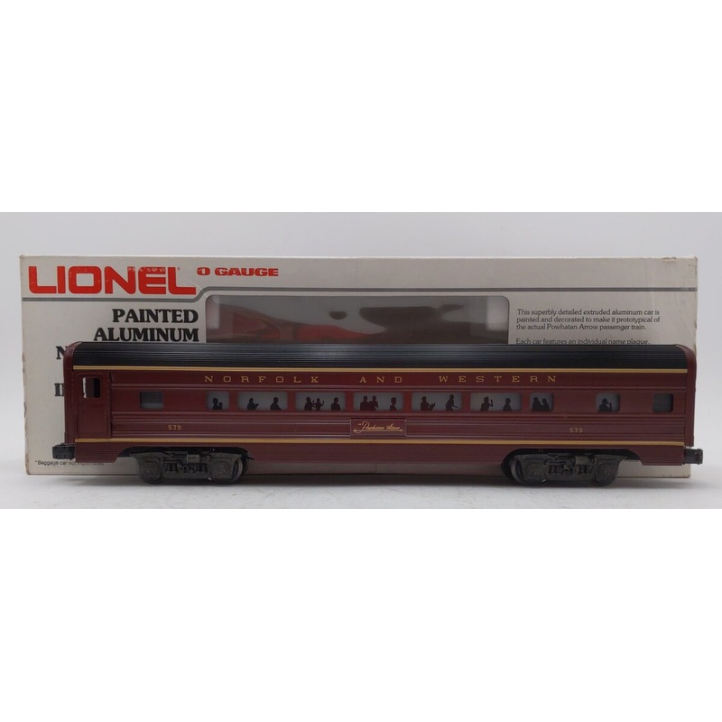 Lionel 6-9564 O Gauge Norfolk & Western Aluminum Passenger Car #579 EX/Box
