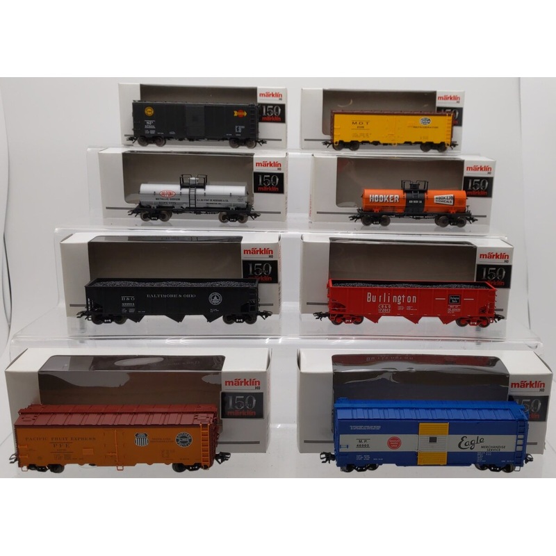 Marklin 45649 American Car Display (Set of 10) EX/Box