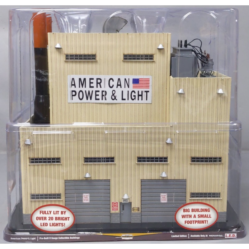 Menards 279-3388 O Gauge American Power & Light Building EX/Box