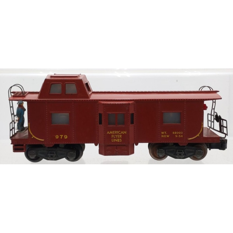 American Flyer 979 Vintage S Gauge American Flyer Lines Action Caboose VG