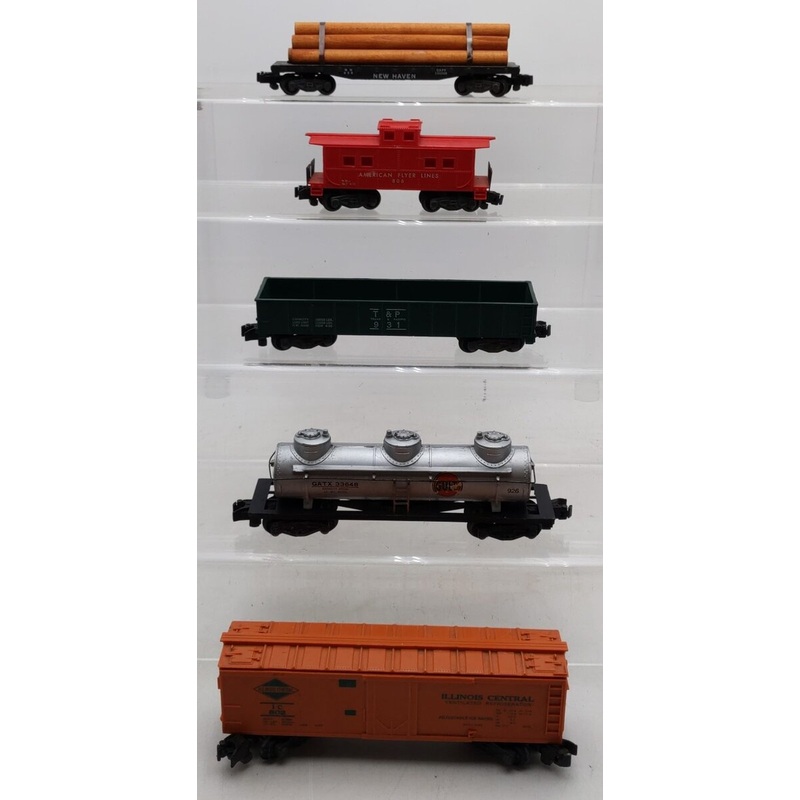 American Flyer S Vintage Freight Cars W/1Load #802/#806/#926/#931/#928 [5] VG
