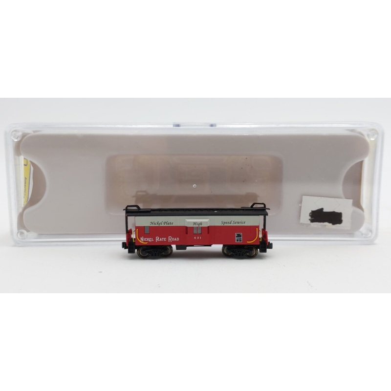 American Z-Line 92012-01 Z Scale Nickle Plate Road Bay Window Caboose #431 EX/Box