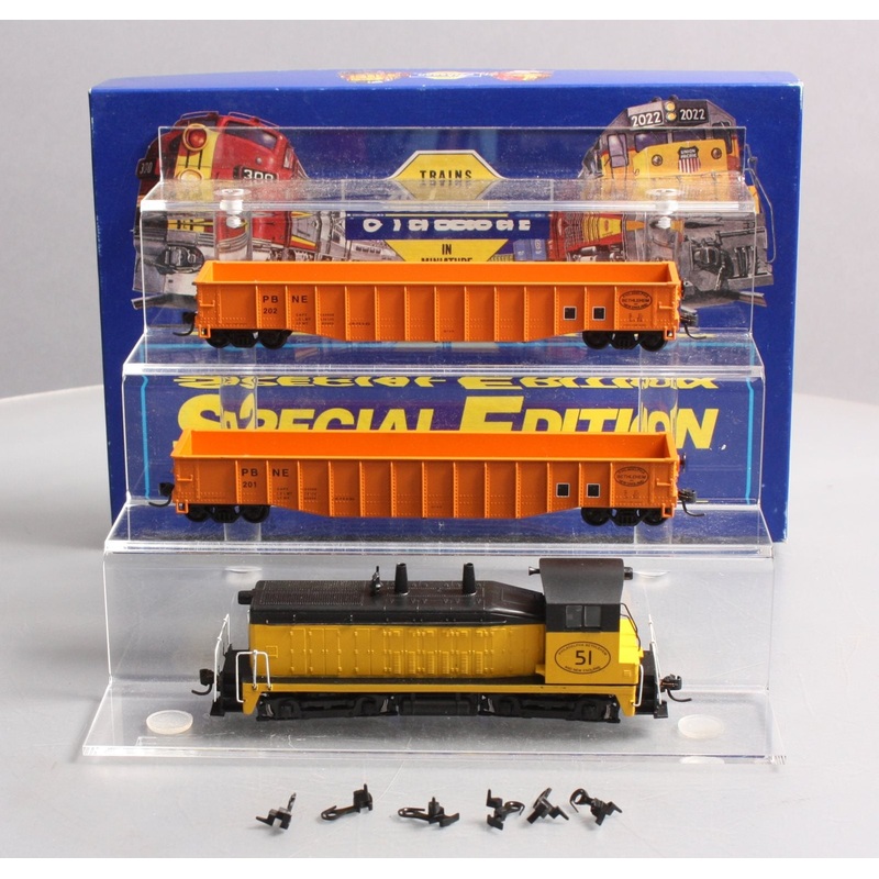 Athearn 2208 HO PBNE Special Edition SW-7 w/ 2 Gondolas LN/Box