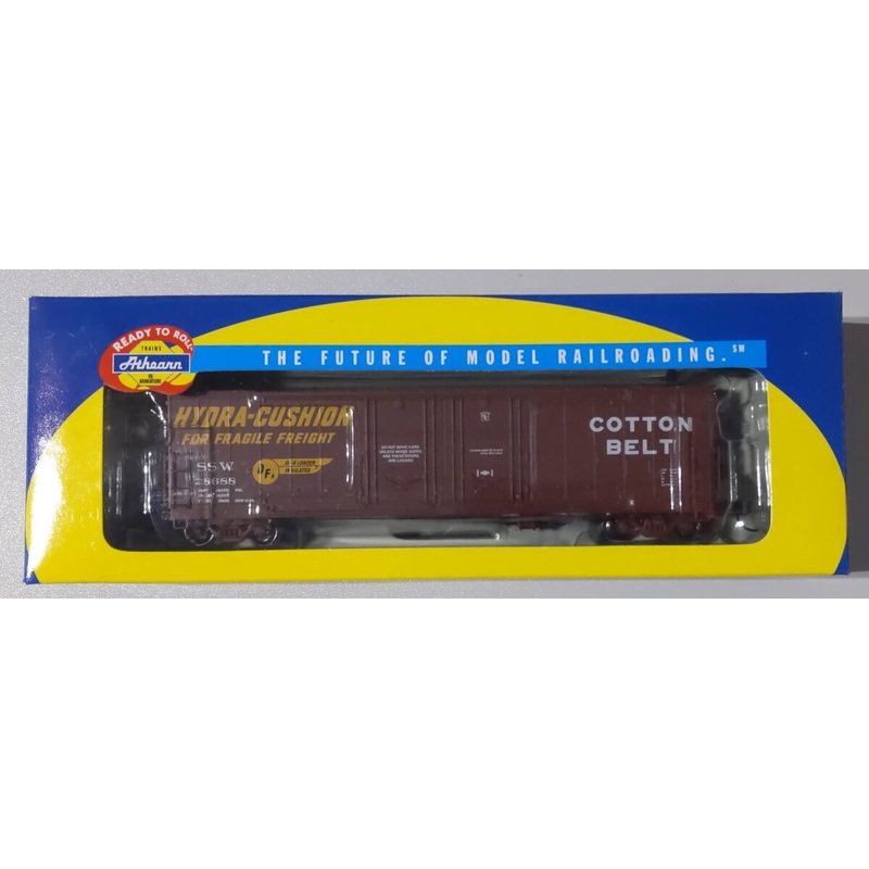 Athearn 91398 HO Scale Cotton Belt 50′ Double-Plug Door Box Car #28688 NIB