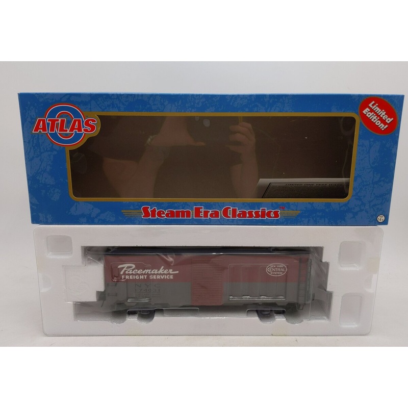 Atlas 8728-2 O NYC Pacemaker 40′ 1937 AAR Single Door Boxcar #174031 (3-Rail) NIB