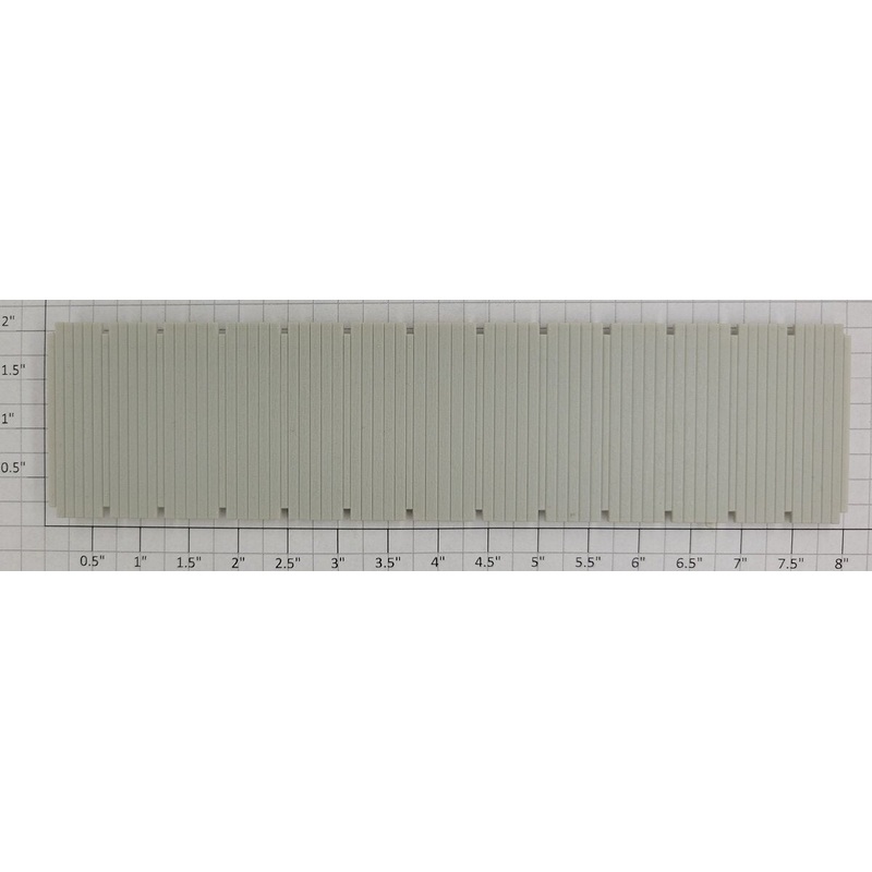 S-Helper 654-05-01 Unpainted Plastic Main Deck Flatcar Frame