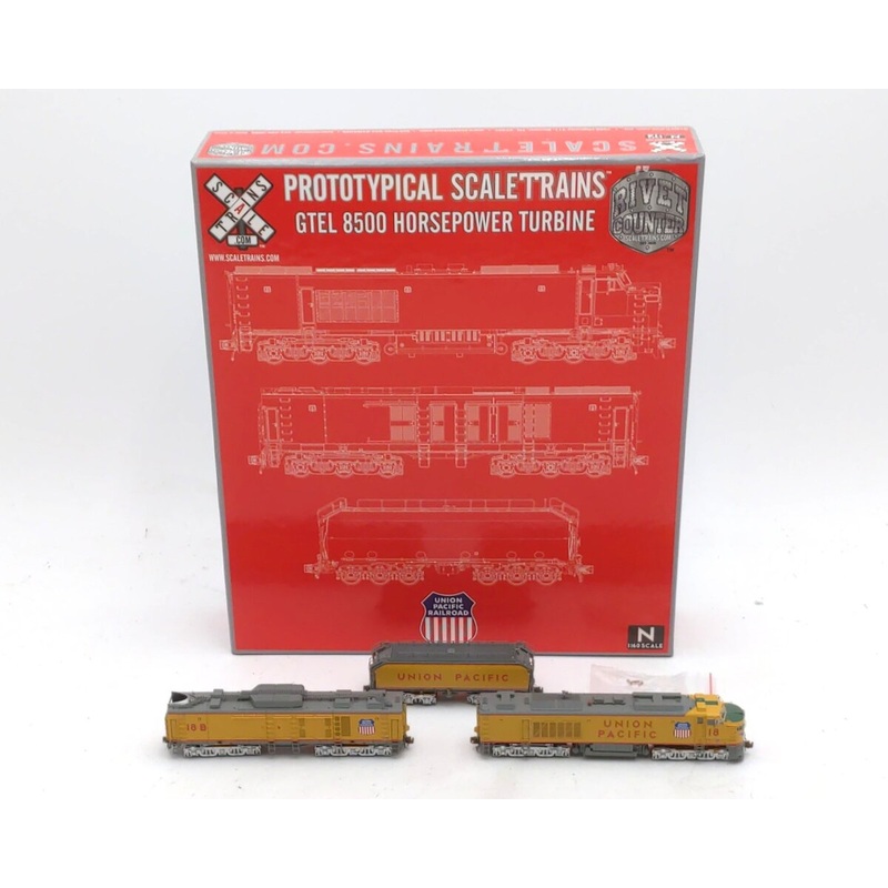Scale Trains 30231 N Scale Union Pacific GTEL 8500 Turbine #18 w/DCC (Set of 3) LN/Box