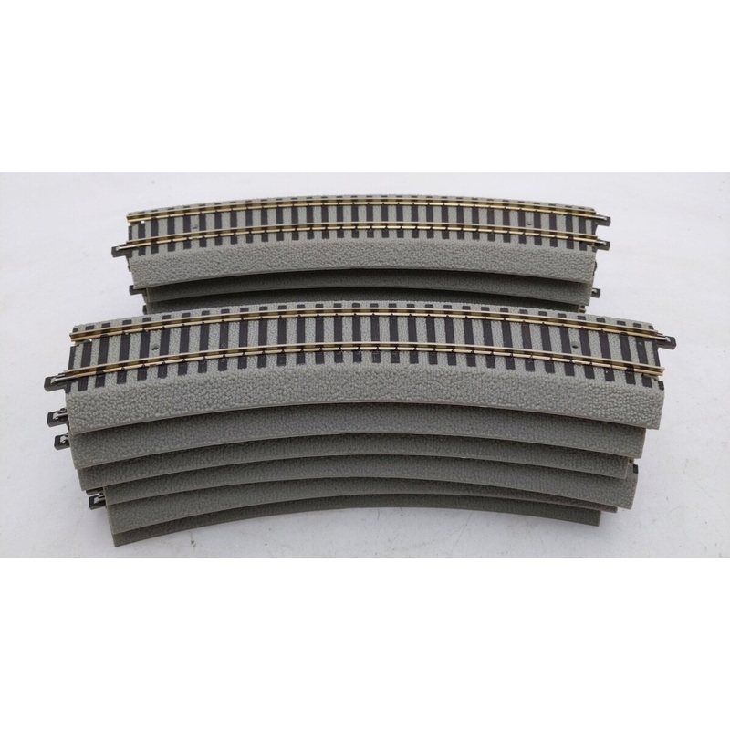 American Flyer 6-49853 S Scale FasTrack 40 Diameter Curve Track (12) EX