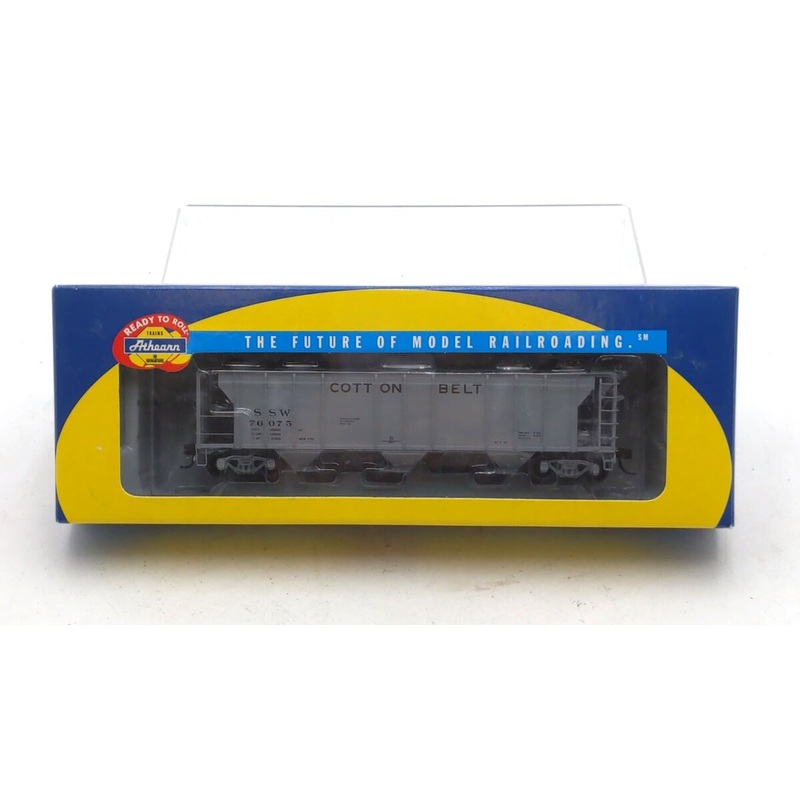 Athearn 93749 HO Scale SSW Cotton Belt PS 2893 Covered Hopper #76075 NIB