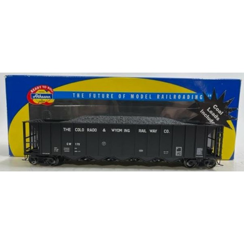 Athearn 94627 HO Scale Colorado & Wyoming Ortner 5-Bay Rapid Discharge Hopper NIB