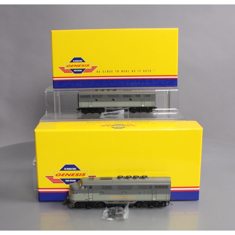 Athearn G2622 HO Scale EMD Demo F-3A/F-3B Diesel Locomotive Set LN/Box