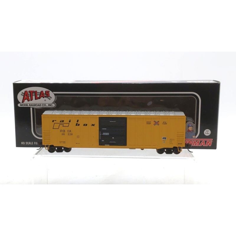 Atlas 20002569 HO Scale Trainman Railbox 50′ 6 ACF Box Car #30220 LN/Box