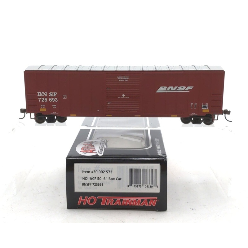 Atlas 20002573 HO Scale Burlington Northern Santa Fe 50′ 6 ACF Box Car #725693 NIB
