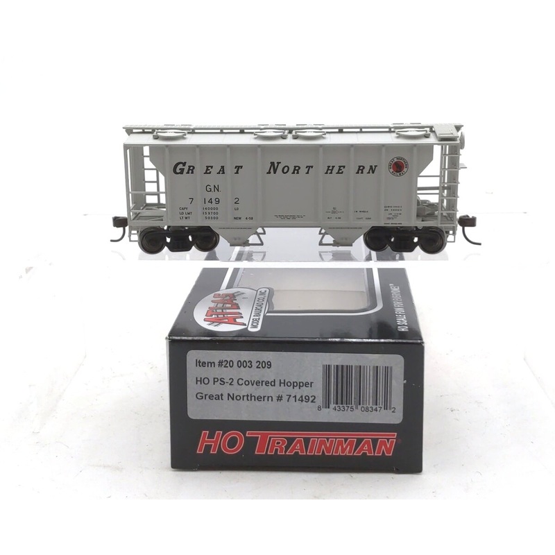 Atlas 20003209 HO Great Northern PS-2 Covered Hopper Car #71492 NIB