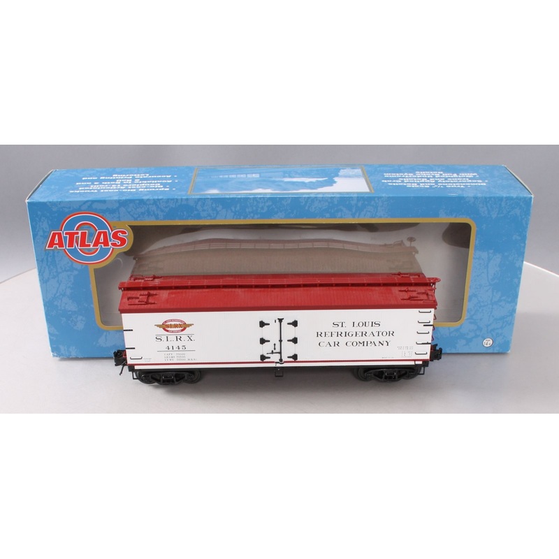 Atlas 3001504-4 O St. Louis 40′ Wood Reefer Refrigerator Car #4145 (3 Rail) LN/Box