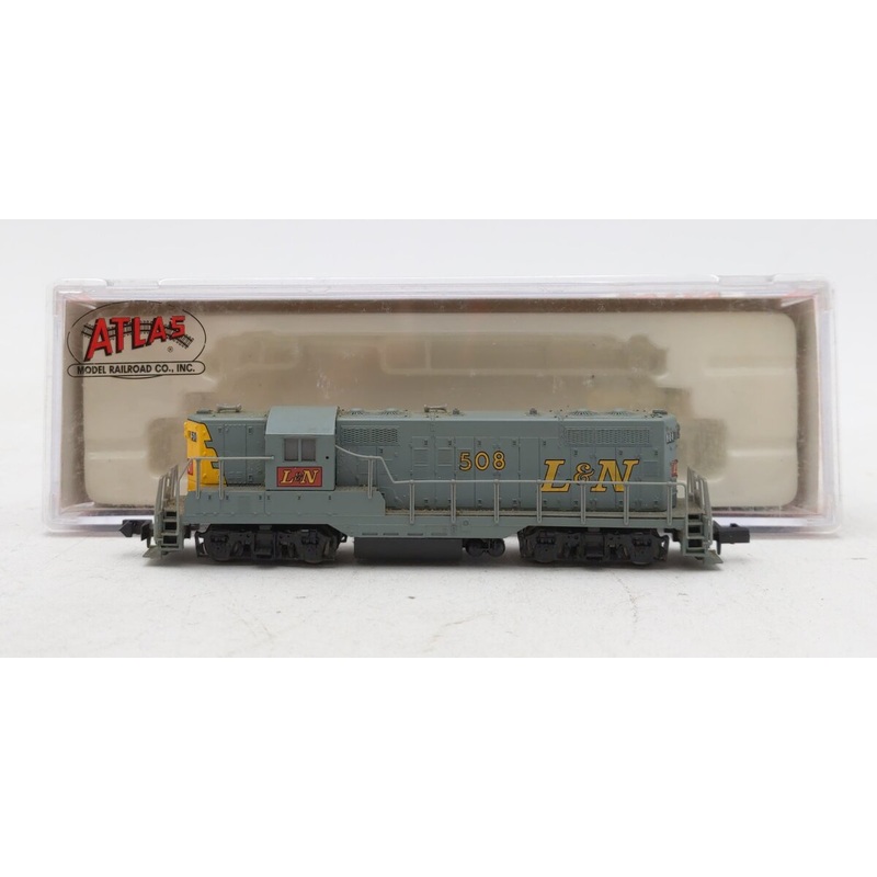 Atlas 48318 N Scale Louisville & Nashville GP-9 Diesel Locomotive #508 VG/Box