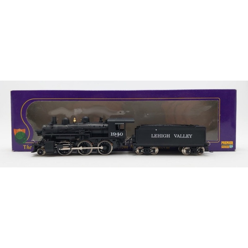 IHC M548 HO Scale Premier Lehigh Valley 2-6-0 Mogul Locomotive #1940 LN/Box