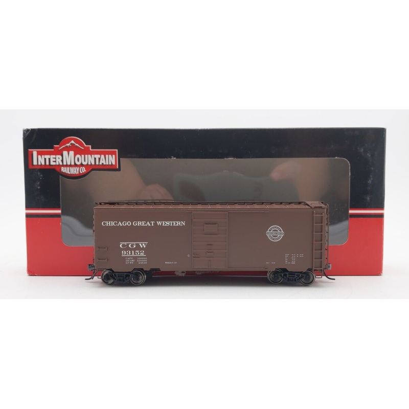 InterMountain 45413-02 HO Scale Chicago Great Western 40′ PS-1 Boxcar #93152 LN/Box