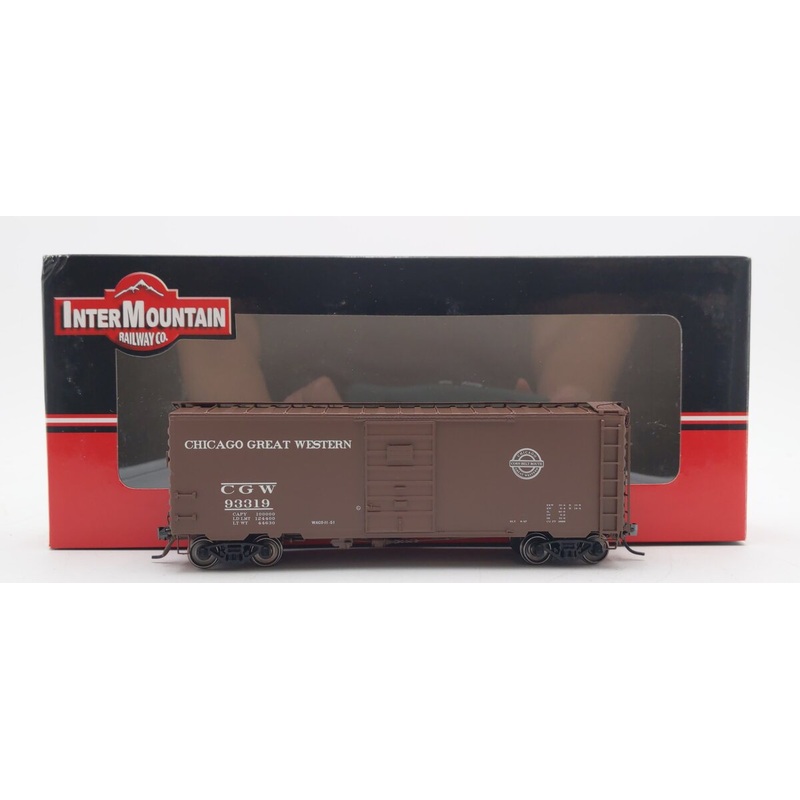 InterMountain 45413-04 HO Scale Chicago Great Western 40′ PS-1 Boxcar #93319 LN/Box