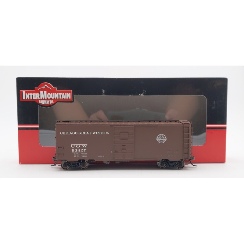 InterMountain 45413-05 HO Scale Chicago Great Western 40′ PS-1 Boxcar #93427 LN/Box