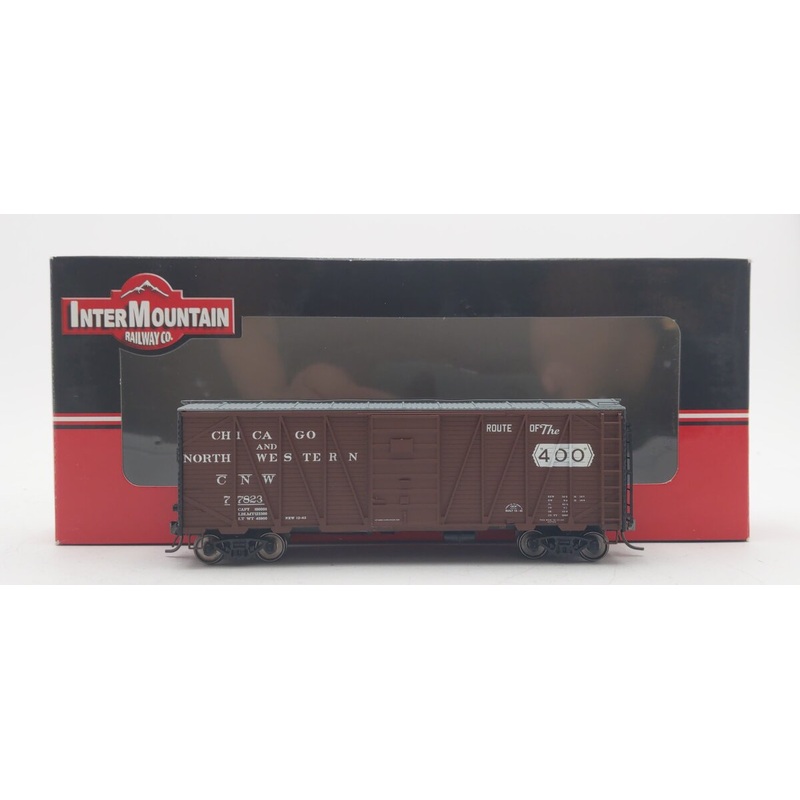 InterMountain 46074-02 HO Scale CNW WWII Emergency Boxcar #77823 LN/Box