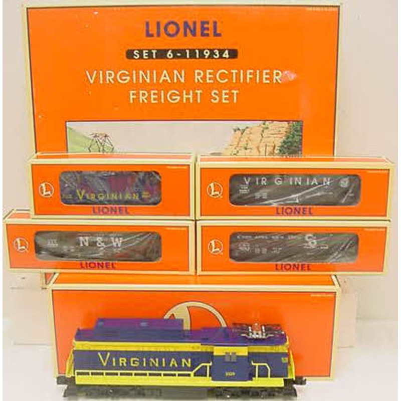 Lionel 6-11934 Virginian Rectifier O Gauge Diesel Freight Train Set MT/Box