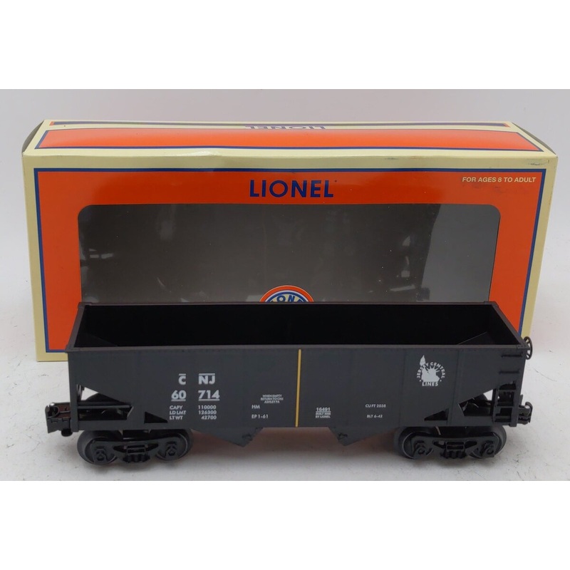 Lionel 6-16491 O Gauge Central New Jersey 2-Bay Hopper #60714 EX/Box
