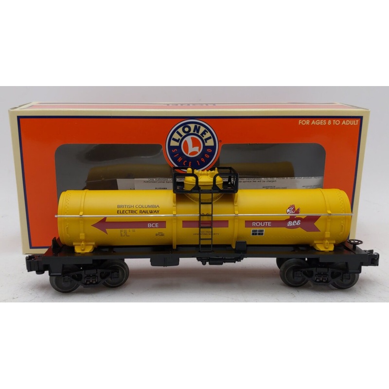 Lionel 6-52231 O Gauge TTOS 2001 British Columbia Tank Car EX/Box