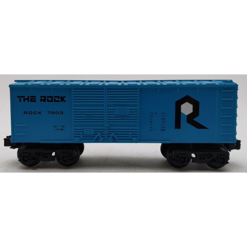 Lionel 6-7903 O Gauge The Rock Small Boxcar EX