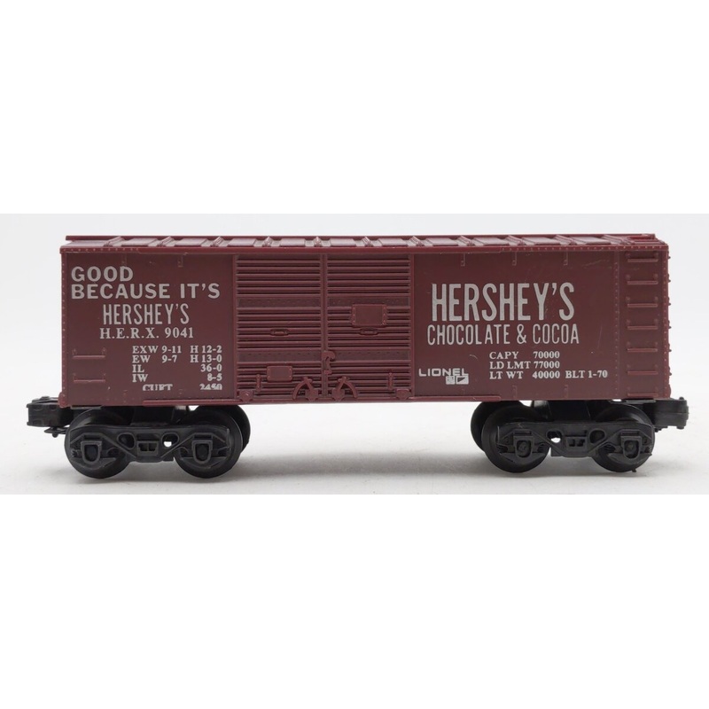 Lionel 6-9041 O Gauge Hershey’s Chocolate Boxcar LN