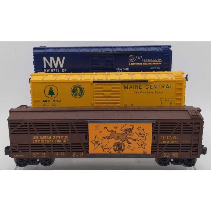 Lionel 6-9771 Assorted Freight Cars [3], 6-9771, 6-9753, 6-7812 EX