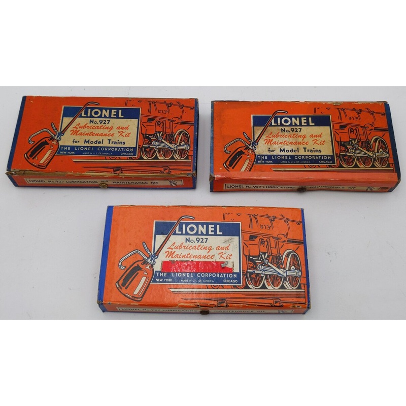Lionel 927 O Gauge Lubricating and Maintenance Kits [3] VG/Box