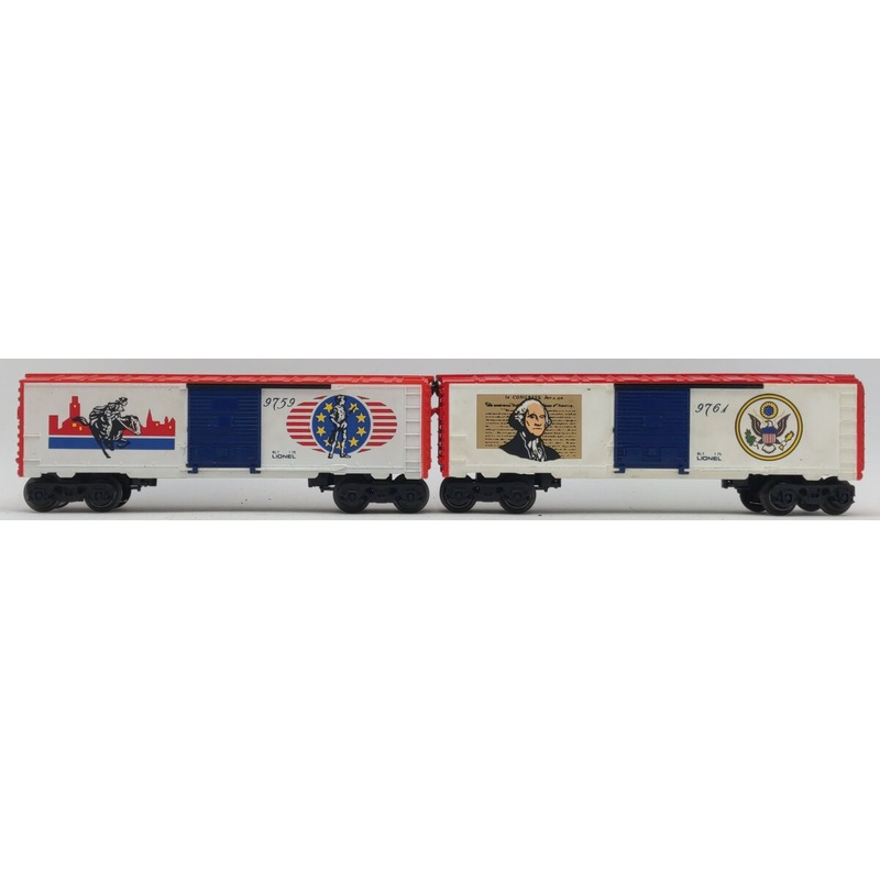 Lionel Assortment of Box Cars [2], 6-9759, 6-9761 EX