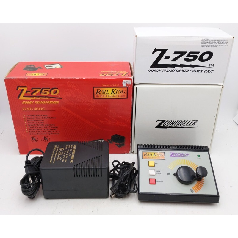 MTH 40-750 Z-750 Hobby Transformer with Controller LN/Box