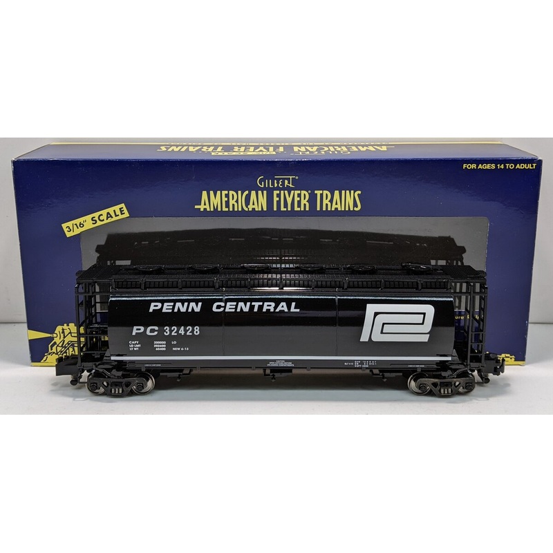 American Flyer 6-48657 S Gauge Penn Central Cylindrical Hopper #32428 NIB