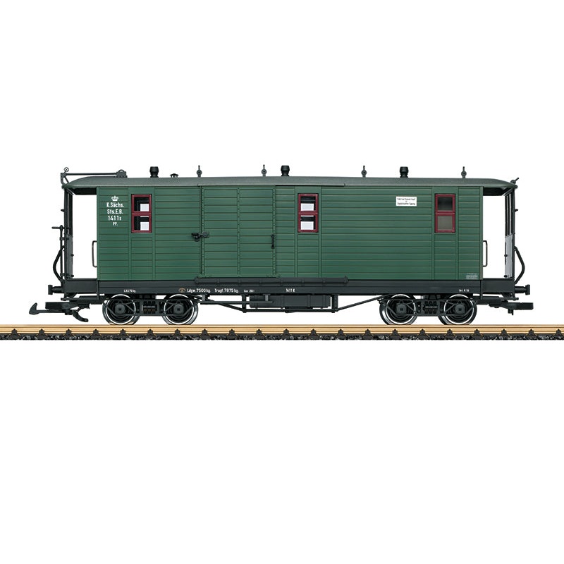 LGB 30323 G Royal Saxon State Railways Era I Baggage Car NIB