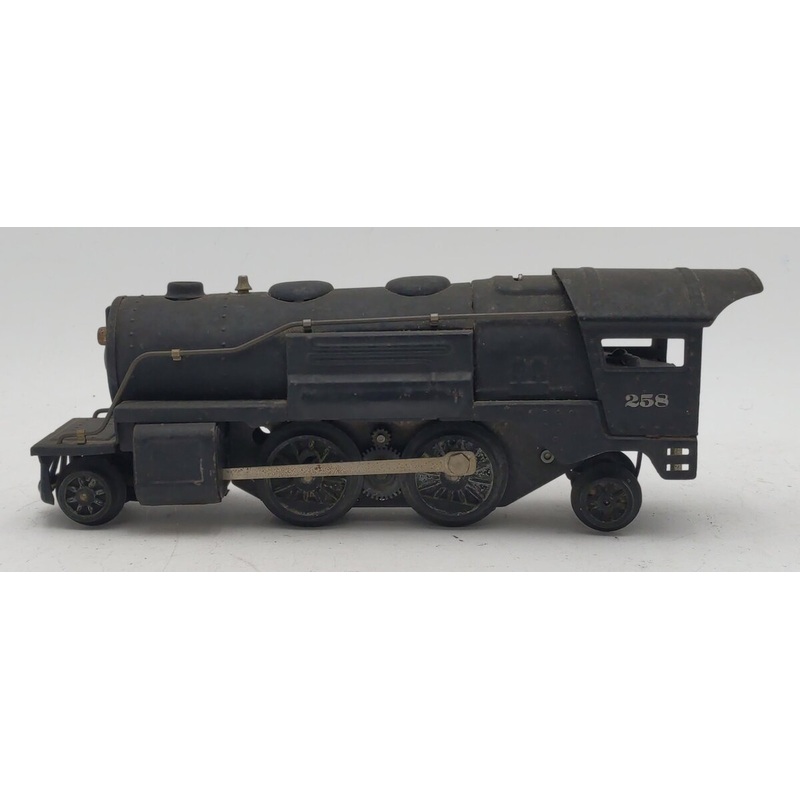 Lionel 258 Vintage O Tinplate 2-4-2 Steam Locomotive VG