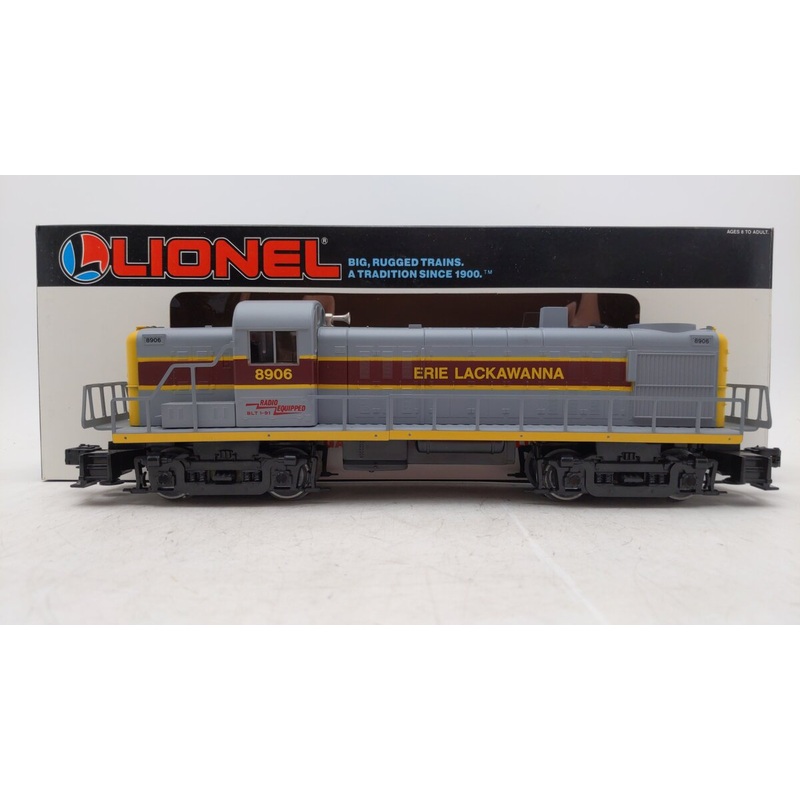 Lionel 6-18906 O Gauge Erie Lackawanna RS-3 Diesel Locomotive #8906 w/Horn EX/Box