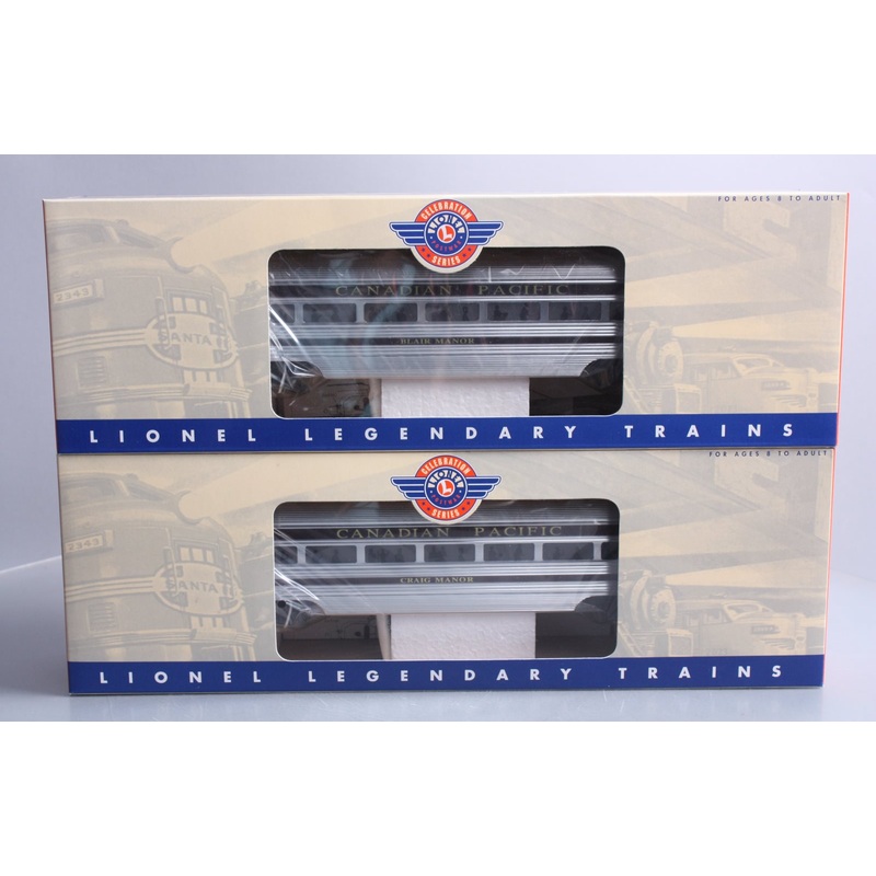 Lionel 6-39106 O Canadian Pacific Aluminum Passenger Car Set (Set of 2) EX/Box