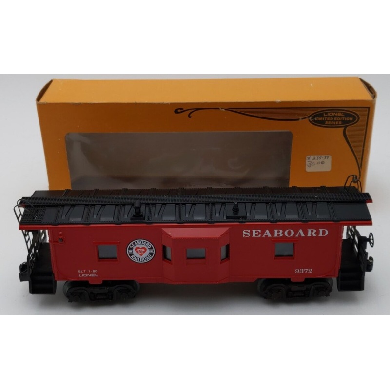 Lionel 6-9372 O Gauge Seaboard Bay Window Caboose EX/Box