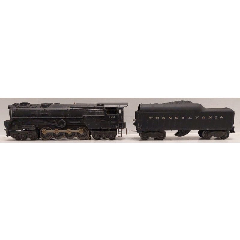 Lionel 681 Vintage O 6-8-6 Die-Cast S2 Steam Turbine Loco with 2046W Tender VG