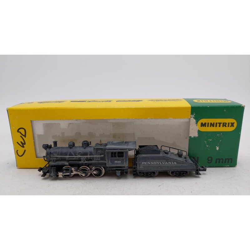 Minitrix 7946 N Scale 0-6-0 Steam Locomotive & Tender EX/Box