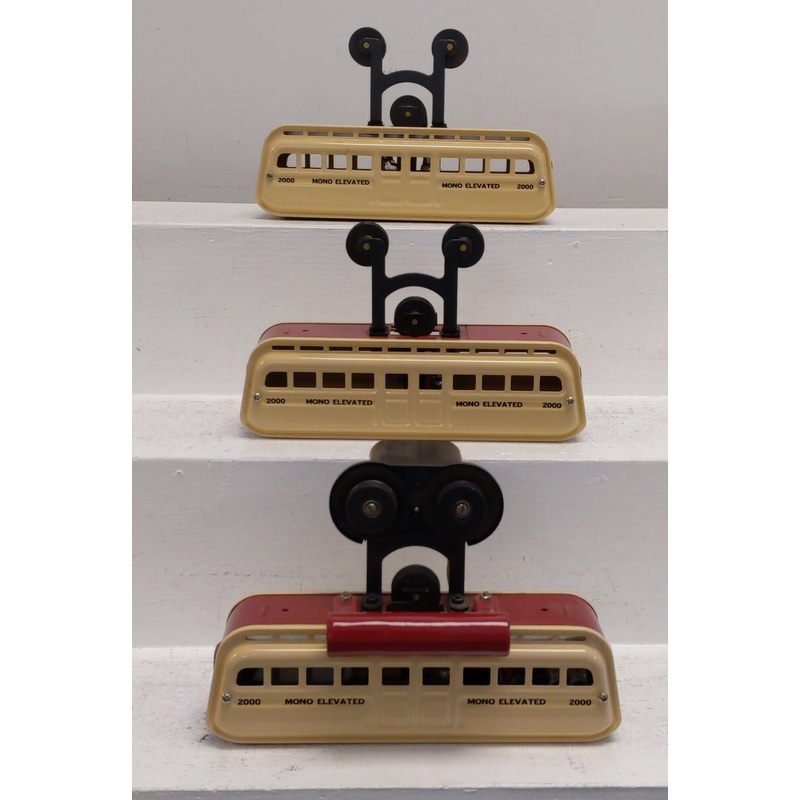 MTH 10-3057-1 O Gauge Long Island Detroit Tinplate Monorail Set EX