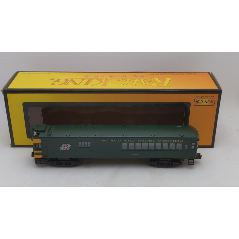MTH 30-2159-1 O Chicago & North Western Doodlebug Diesel Locomotive w/PS1 #9923 VG/Box